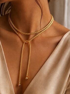 Convertible Wrap Necklace Rope Chain Multiway Styling Jewelry